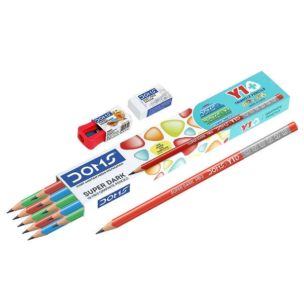 DOMS Y1+ PENCIL 10PC PACK