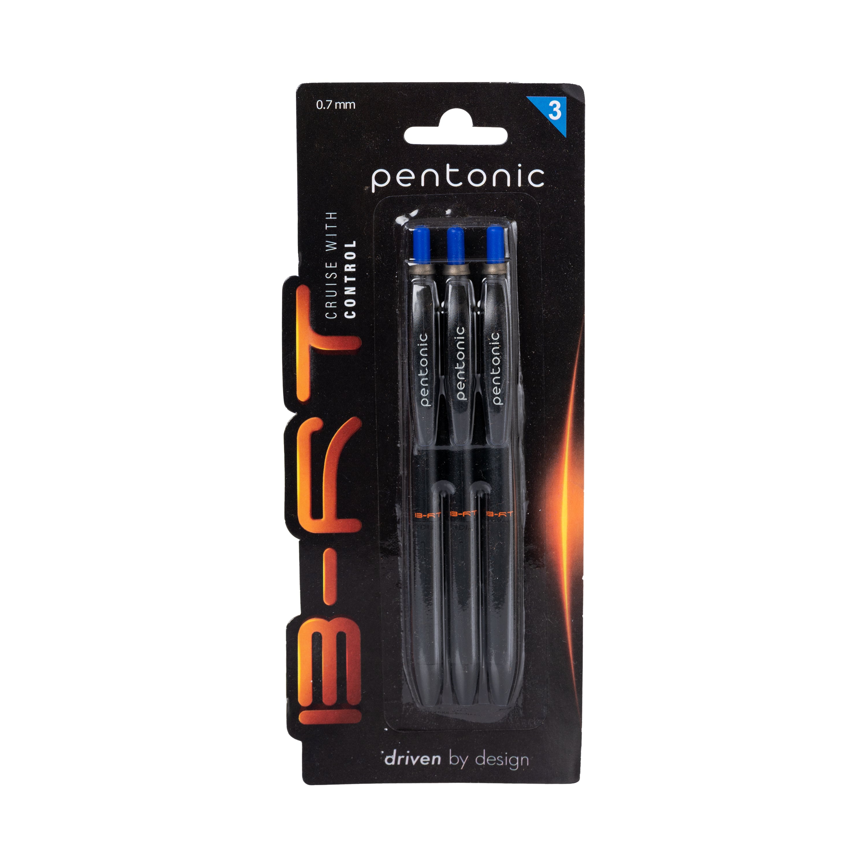 Linc Pentonic B-RT Ball Point Pen (Blue, 3 Pcs Blister, Pack Of 1)