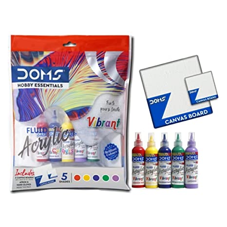 DOMS Vibrant Fluid Acrylic Painting Set - Acrylic Painting  Set