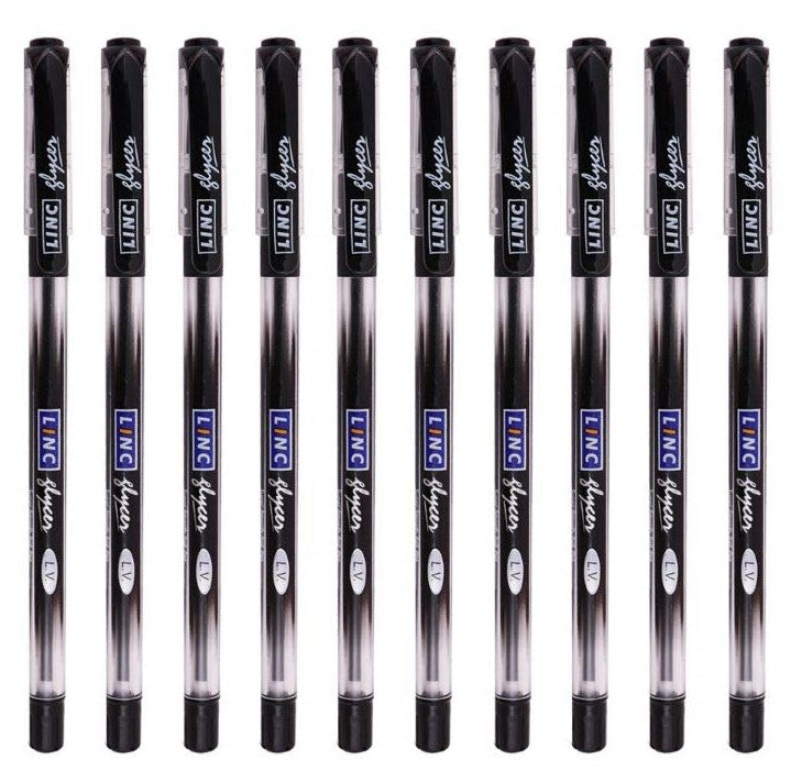 Linc Glycer Smooth Ball Pen 0.6 mm Nickel Silver Tip Set Of 15 Buy Online