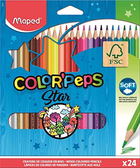 Maped Color Peps 48 Coloured pencils - Metal Box