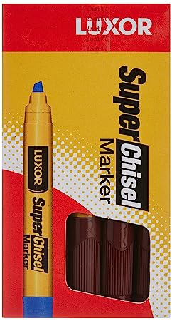 LUXOR Super Chisel Marker Brown - Permanent Marker