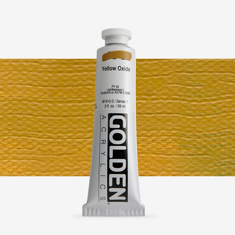 Golden Heavy Body Acrylic Paints 59ML Yellow Oxide