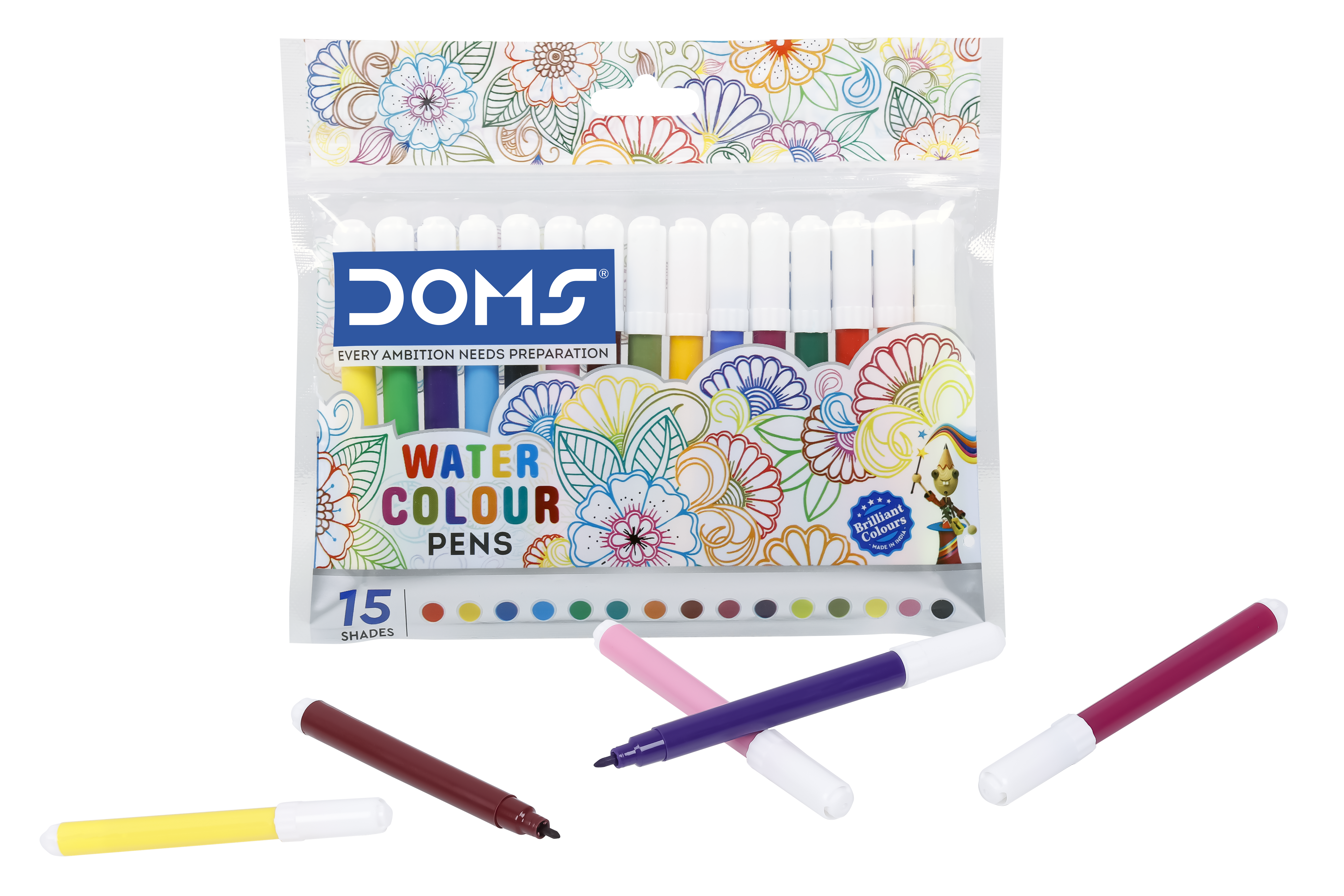  Doms Aqua 24 Shades Watercolour Sketch Pen Set