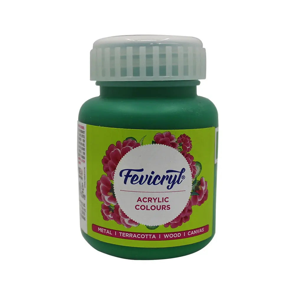 Pidilite Fevicryl Acrylic Colour, DARK GREEN Acrylic Paint, 100 ml