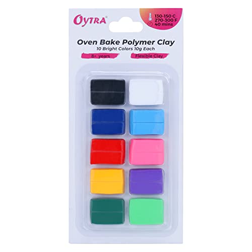 36 Color Polymer Clay DIY Kit Oven Bake for Art and Craft - Oytra