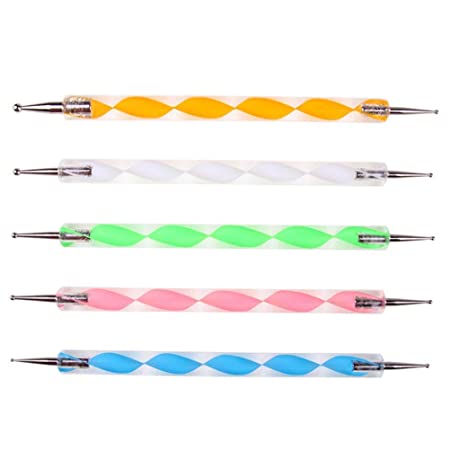 Dual End Tracing Dotting Stylus Indentation Pens For Painting Engraving NEW  5Pcs