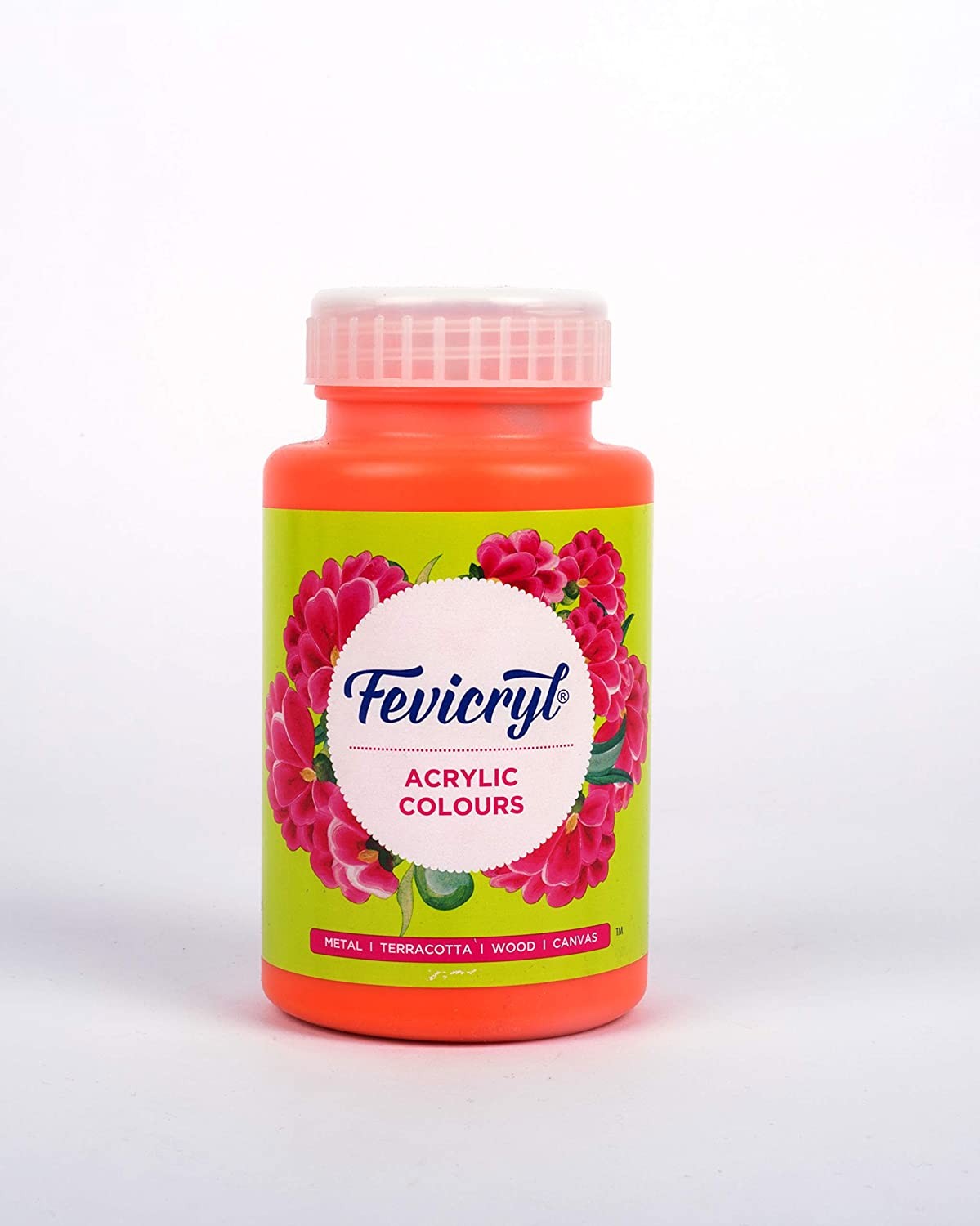 Fevicryl Acrylic Paint - Neon Pink (018)