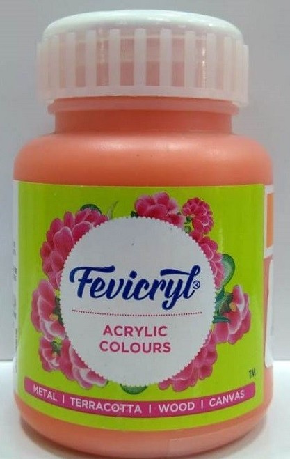 Fevicryl Acrylic Paint - Orange (17)