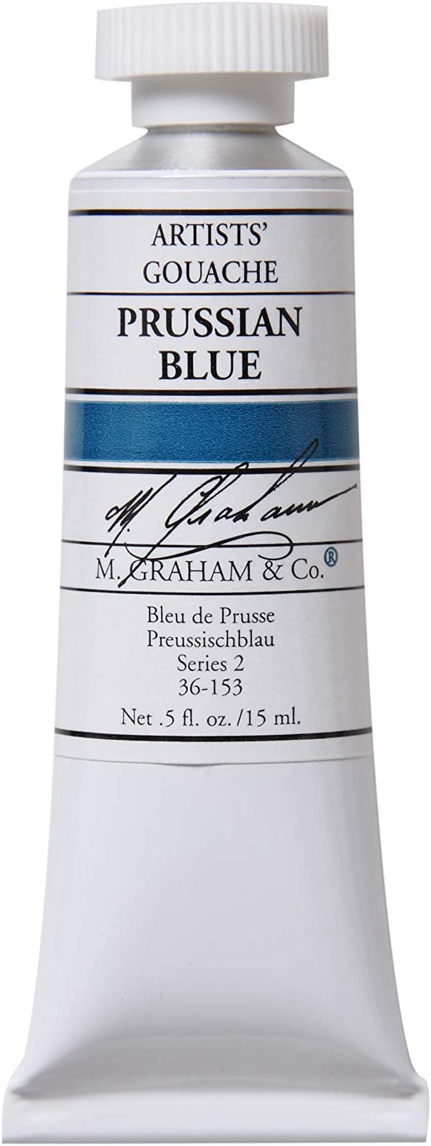  M. Graham 1/2-Ounce Tube Watercolor Paint, Prussian