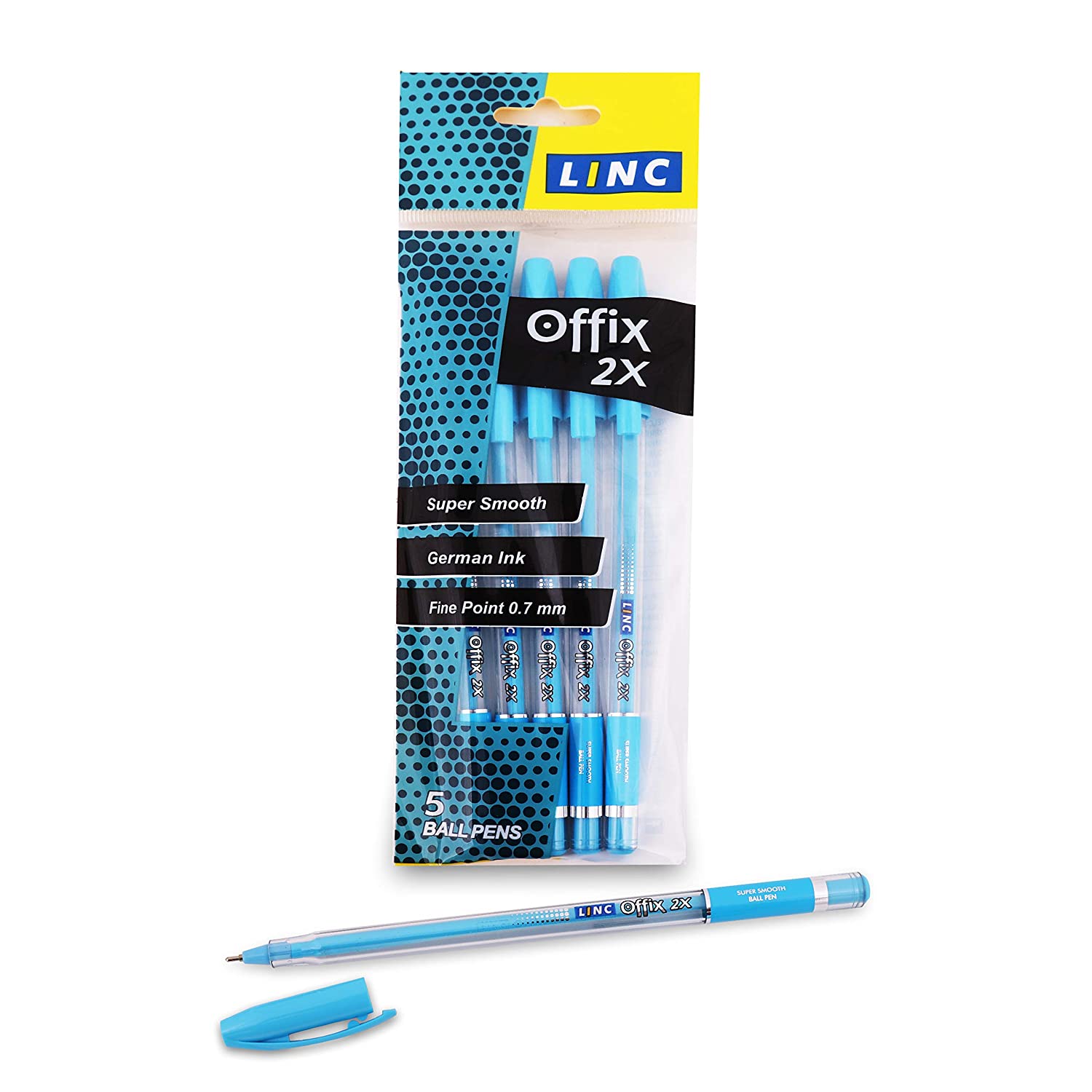 Linc Oto LV Ball Pen, Blue - Pack of 3 : : Office Products