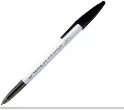 Reynolds 045 Carbure Ball Pen (Pack of 10, Ink Color - Black)