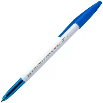 Reynolds 045 Fine Carbure Ball Pen (Pack of 50, Ink Color - Blue)