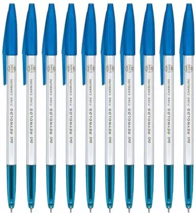 Reynolds 045 LASER TIP BALL PEN PACK OF 100 PCS by THE MARK Ball Pen (Pack of 100, Ink Color - Blue)