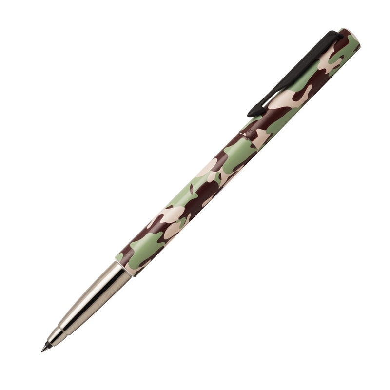 Parker Vector Camouflage Special Edition Chrome Trim Roller Ball Pen Brown Body Color + Free Key Card Holder Gift Set