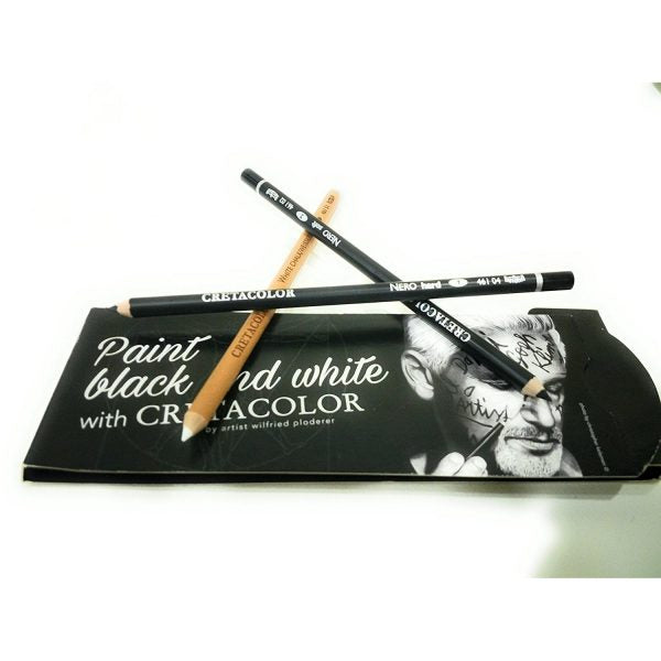 Cretacolor Black & White Pencil set of 3