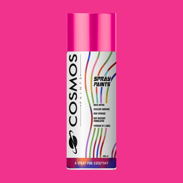 Cosmos Paints - Spray Paints in Fluorescent Pink 400ml