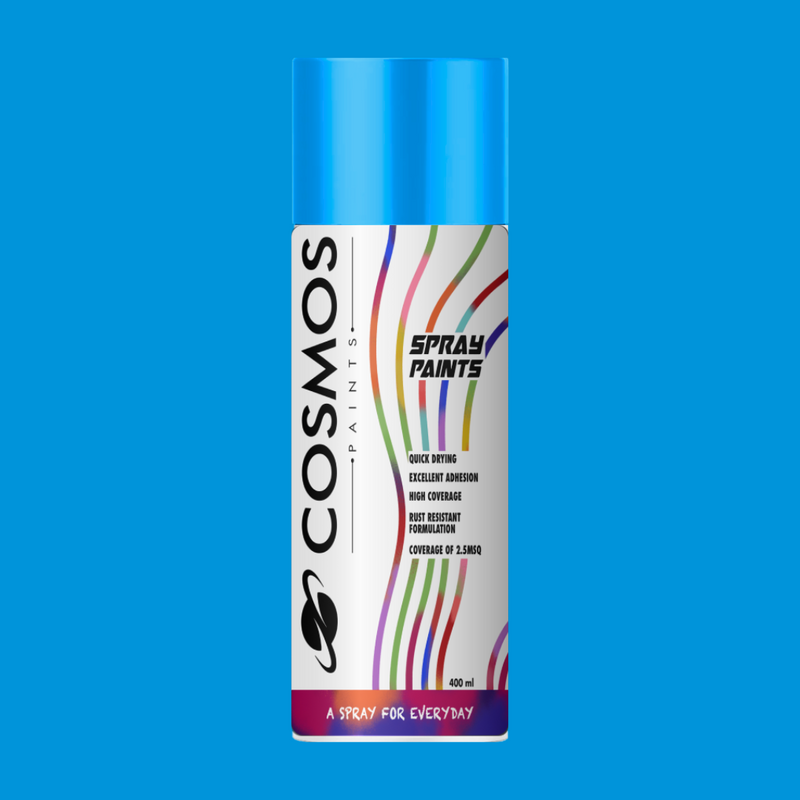 Cosmos Paints - Spray Paints in Fluorescent Blue 400ml