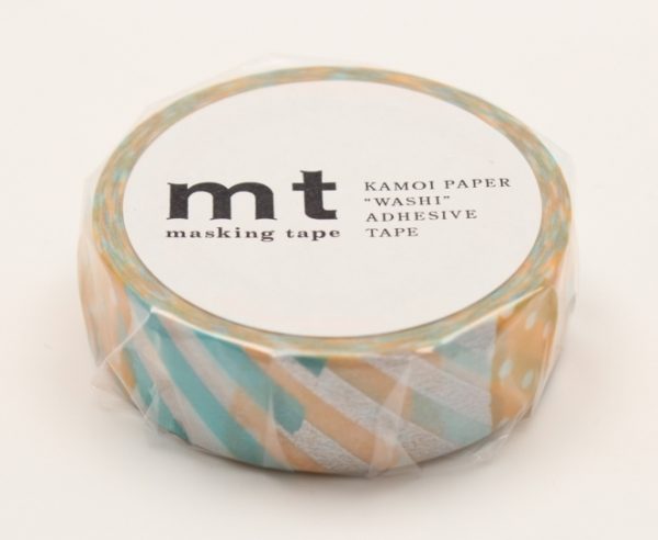 mt Washi Japanese Masking Tape Printed Designs , 15 mm x 10 mtrs Shade – Tsugihagi H, ( Pack Of 1 )
