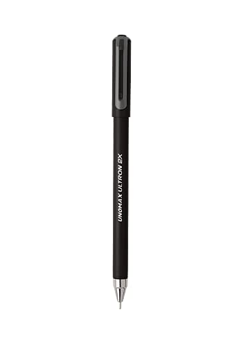 UNOMAX Ultron Neo 2x Ball Pen (Pack of 5, Ink Color - Black)