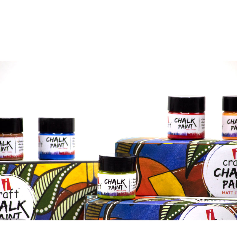 iCraft Chalk Paint Set-12 Shades