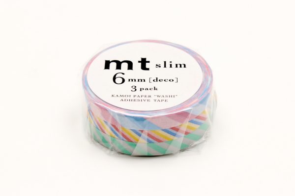 mt Washi Japanese Slim Masking Tape , 6 mm x 10 mtrs Shade – Twist Cord A, ( Pack Of 3 )