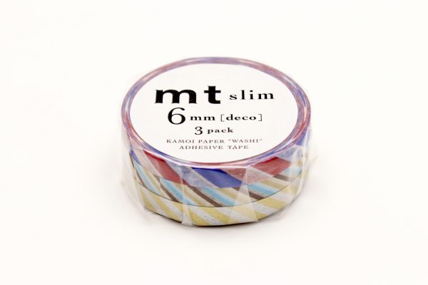 mt Washi Japanese Slim Masking Tape , 6 mm x 10 mtrs Shade – Twist Cord C, ( Pack Of 3 )