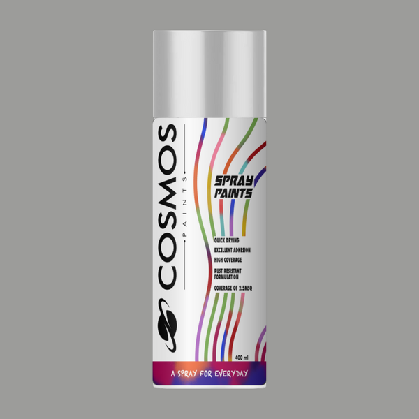 Cosmos Paints - Spray Paint in 125 Silver Grey 400ml