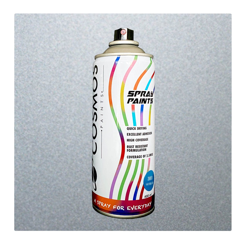 Cosmos Paints - Spray Paint in High Heat Silver 400ml