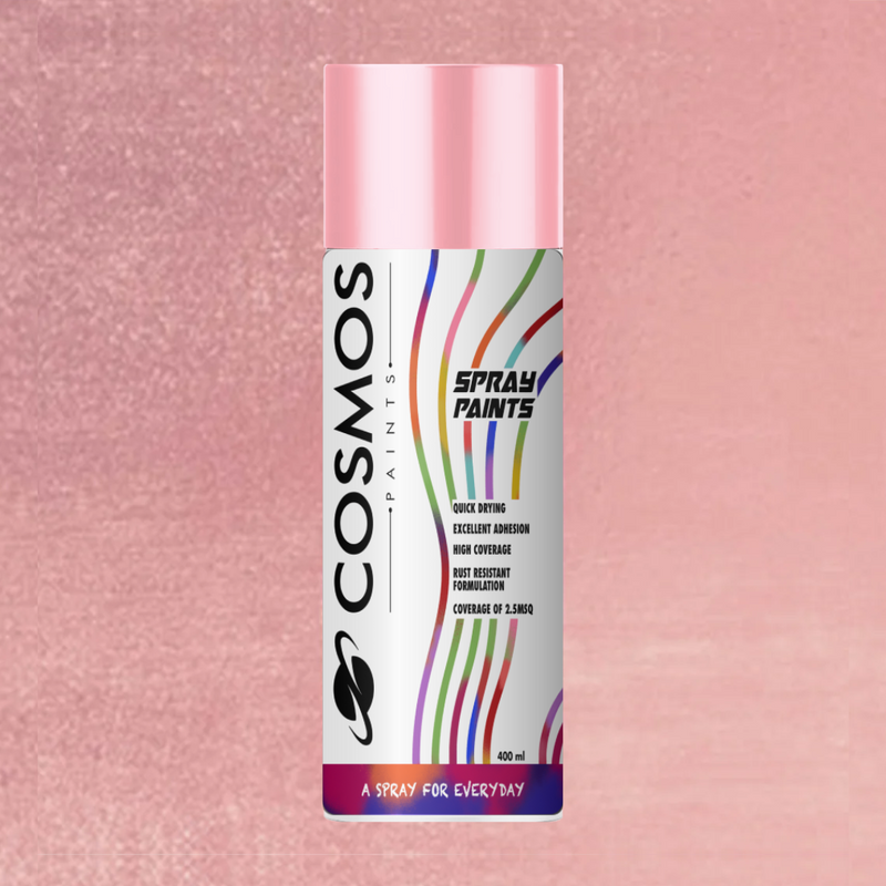 COSMOS PAINTS Chrome Effect- 400 ml, Rose Gold