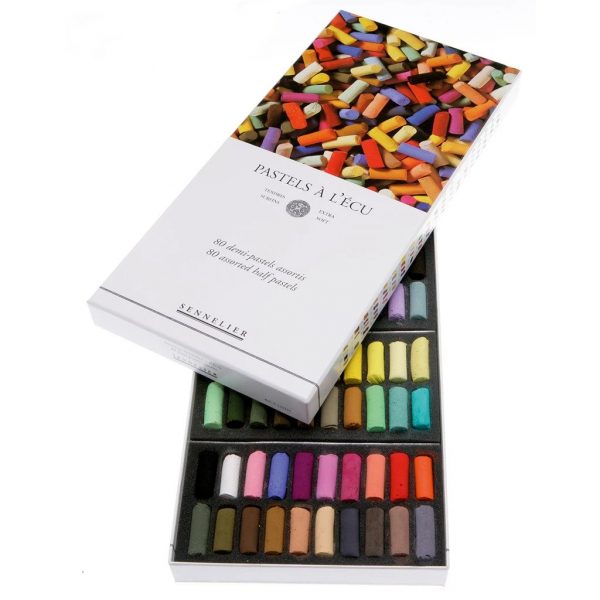 Sennelier Extra Soft Pastel Half Stick Set – Assorted Colors – Set of 80