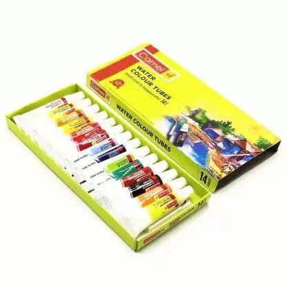 Kokuyo Camlin Student Water color Tube (Set of 14, Multicolor) (Set of 14, Yellow)