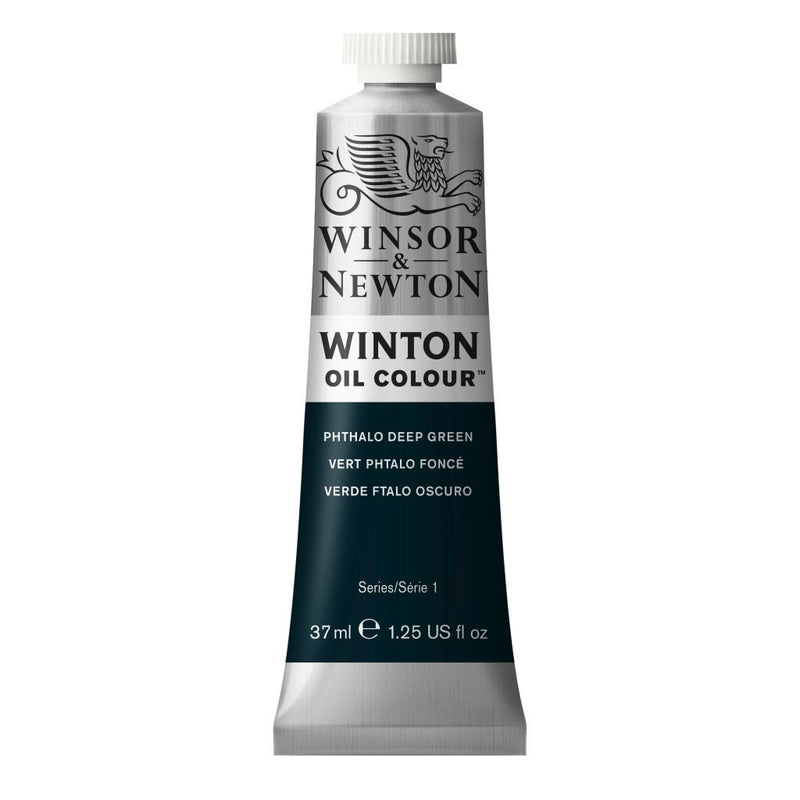 Winsor & Newton Winton Oil Colour, Phthalo Deep Green (048)  - 37 ml