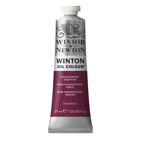 Winsor & Newton Winton Oil Colour, Quinacridone Deep Pink (250) - 37 ml