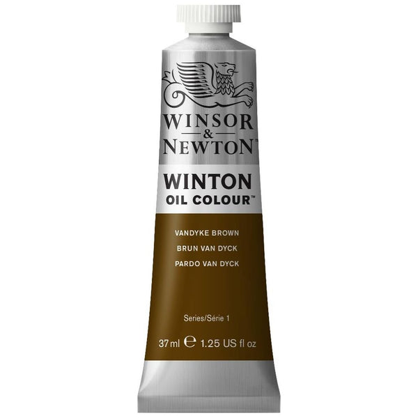 Winsor & Newton Winton Oil Colour, Vandyke Brown (676) - 37 ml