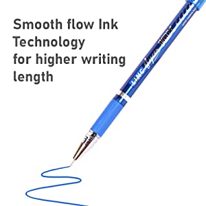 Linc Glycer 10X Ball Pen (Black Ink, Pack of 10)