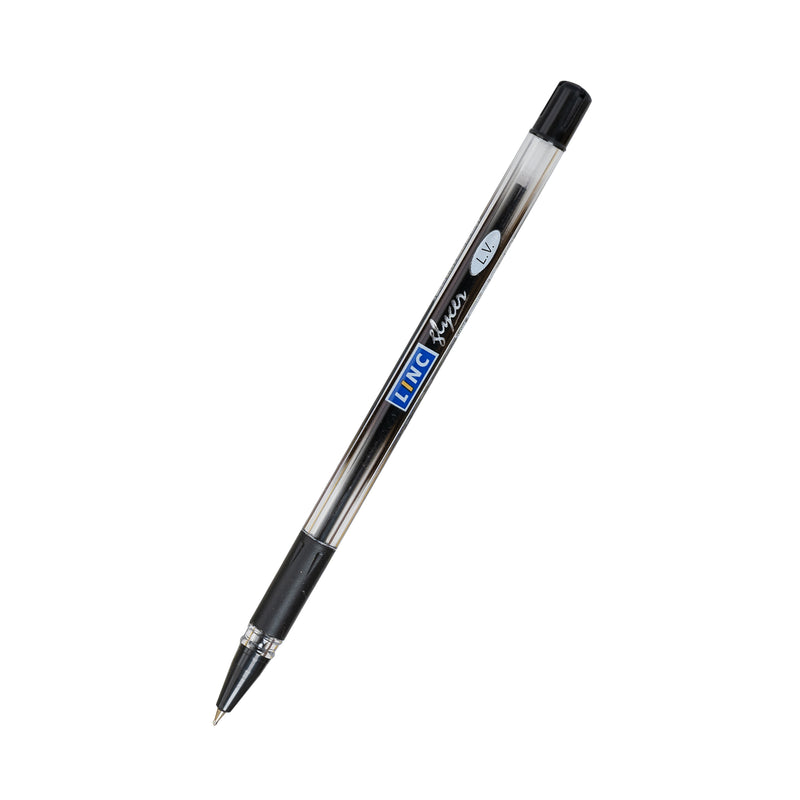 Linc Glycer (0.6 Mm) Ball Pen, Black, (5Pcs)