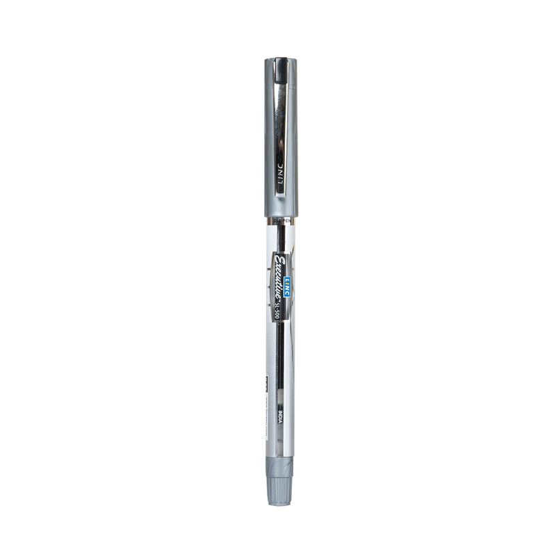 LINC Executive SL-500 Gel Pen (Black, Pack of 10)