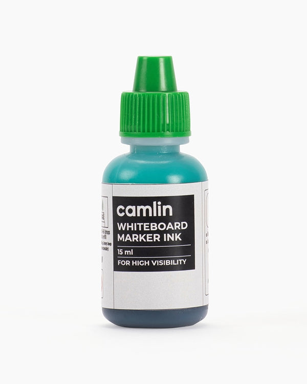 CAMLIN WHITE BOARD MARKER INK GREEN 15ML, Pack of 2