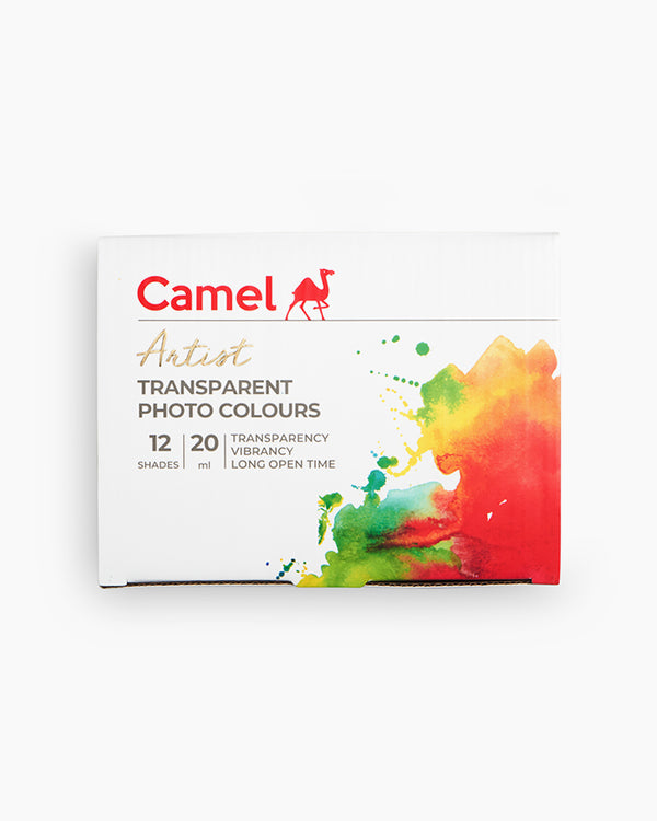 Camlin Transparent Photo Colours Set of 12