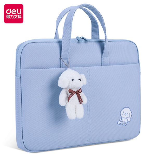 Deli E63756 Laptop Bag, Blue, Pack of 1