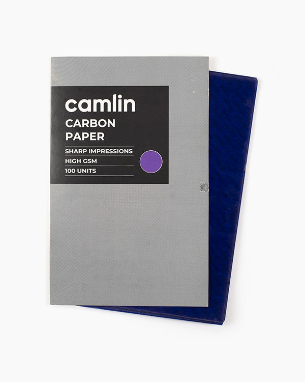 Camlin Carbon Paper Unruled 210mm*330mm 20 gsm Carbon Paper (Set of 1, Blue)