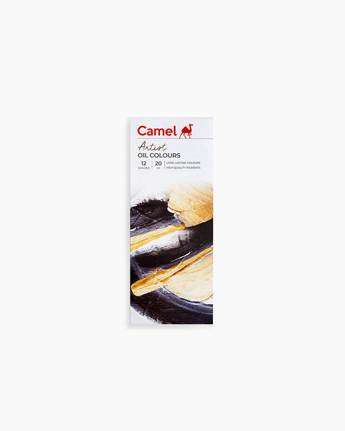 Camel Artist Oil Colours Assorted pack of 12 shades in 20 ml