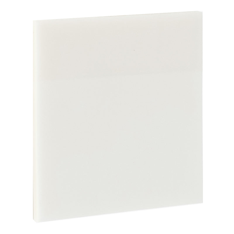 Deli WA043 Transparent Waterproof Sticky Notes, 50 Sheets, 76x76mm, White, 1 Pc