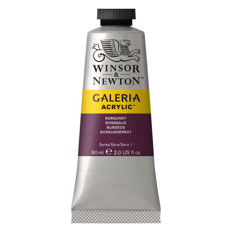 Winsor & Newton Galeria Acrylic Colour - Tube of 60 ML - Burgundy (075)