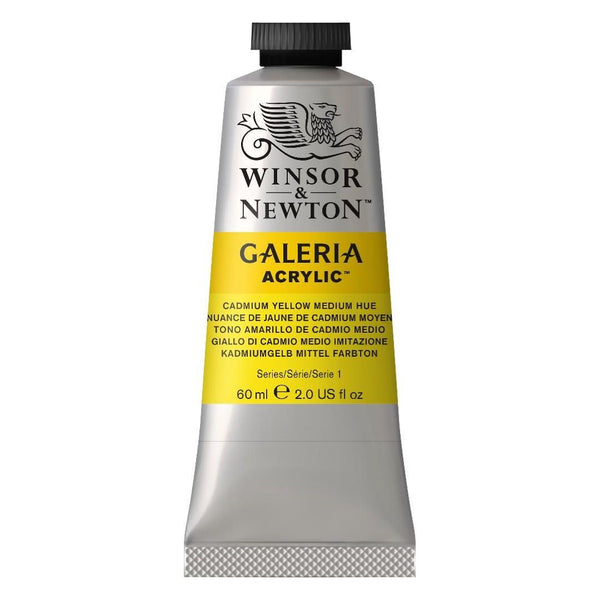 Winsor & Newton Galeria Acrylic Colour - Tube of 60 ML - Cadmium Yellow Medium Hue (120)