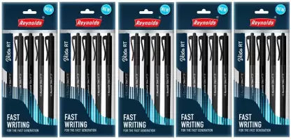 Reynolds Vista RT Ball Pen (Pack of 25, Ink Color - Black)