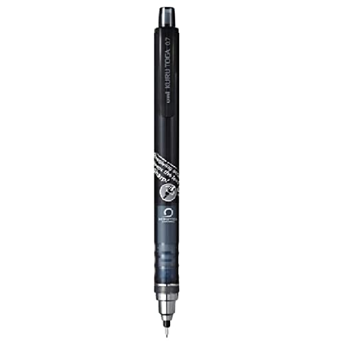 Uniball Kuru Toga M7-450T 0.7mm Mechanical Pencil, Tip Size 0.7mm, Smoke Body, Pack of 1