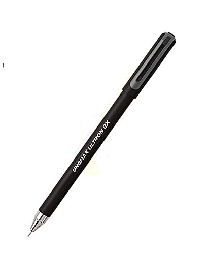 UNOMAX Ultron 2x Ball Pen (Pack of 5, Ink Color - Black)