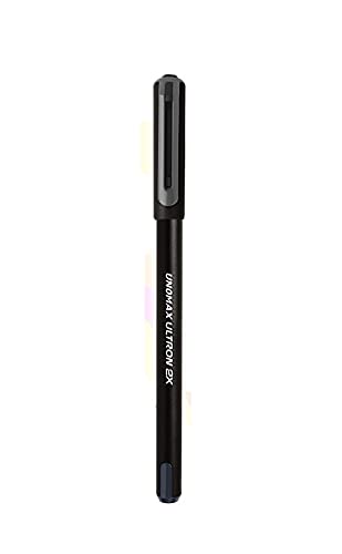 UNOMAX Ultron 2x Ball Pen (Pack of 5, Ink Color - Black)